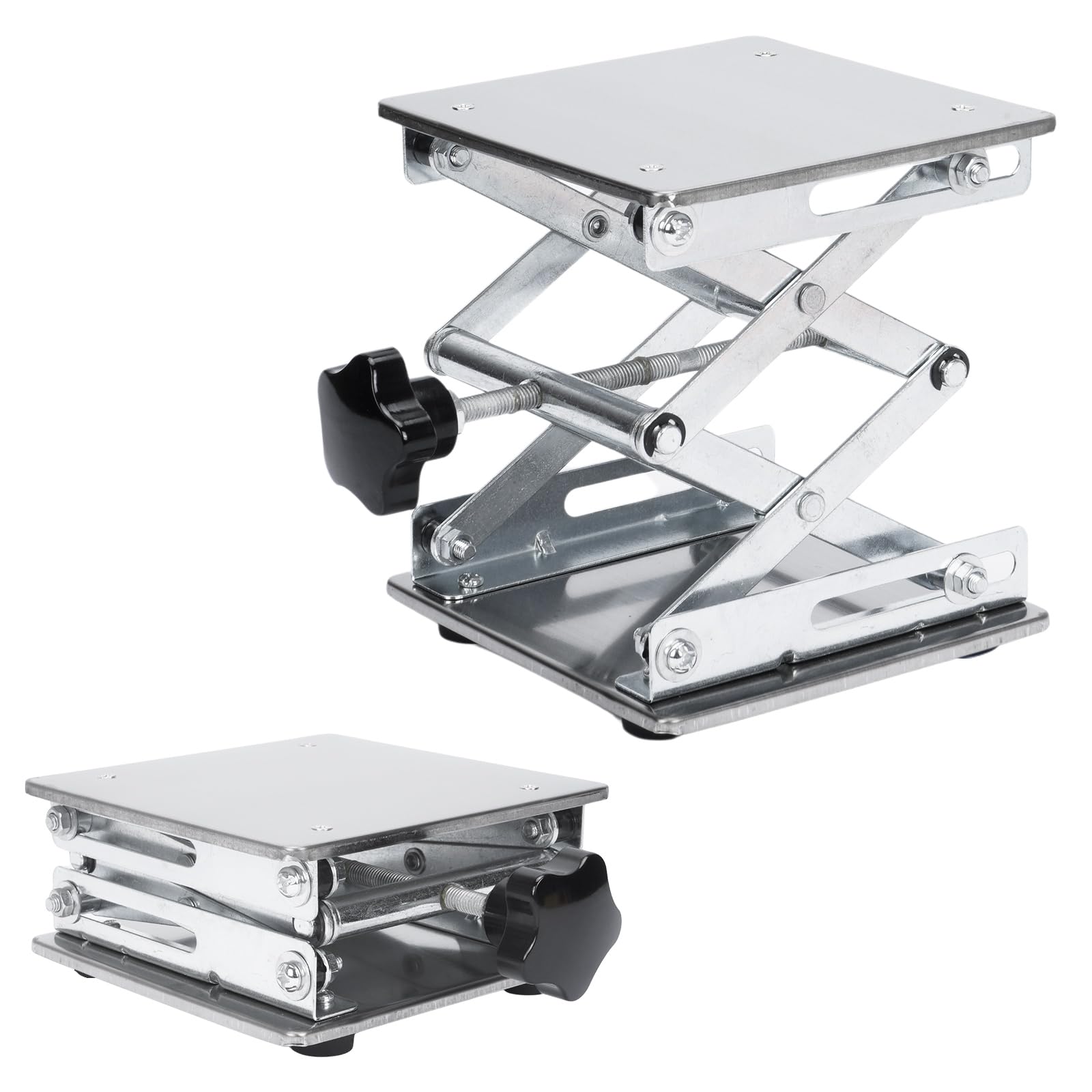 Amazon.co.jp: aleawol ラボジャッキ 昇降台 実験用 15x15cm・20x20cm